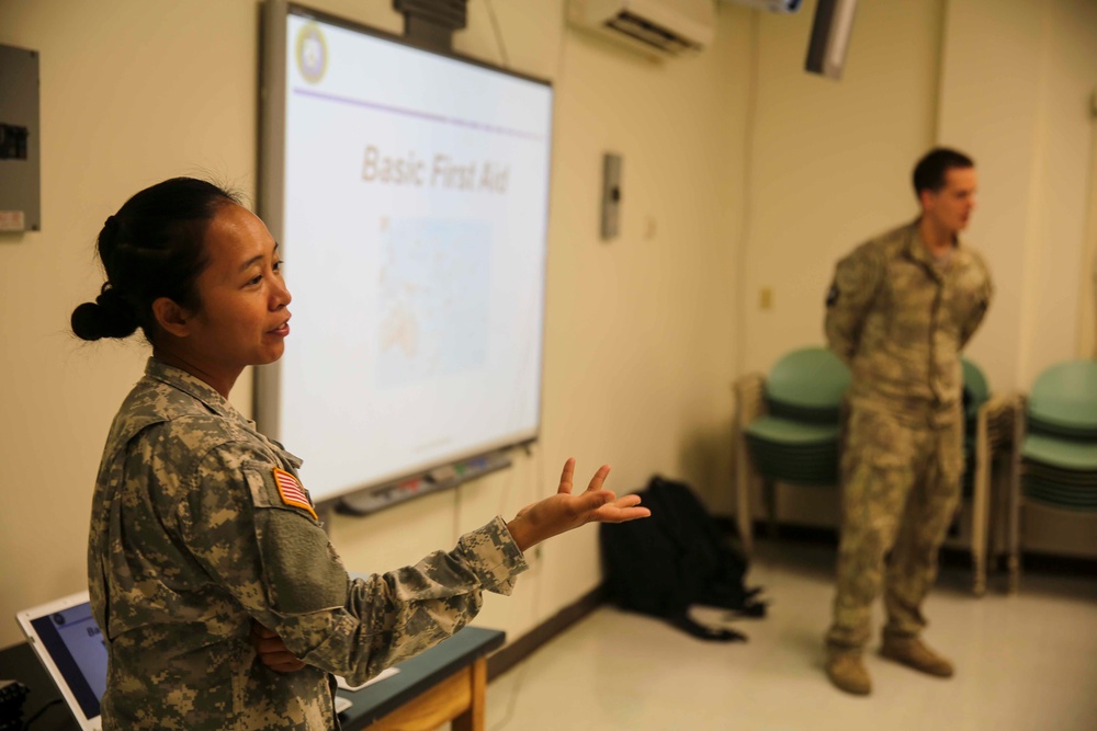 PP15 medical team conducts lifesaving courses at College of Micronesia - FSM