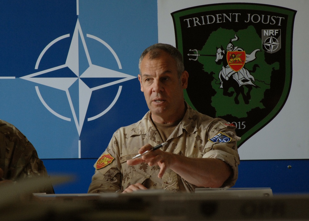 Trident Joust commander meets with EXCON