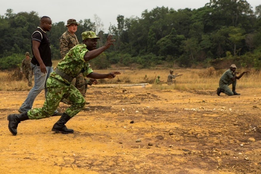 Ospreys in Gabon: MV-22s transport distinguished visitors in Africa