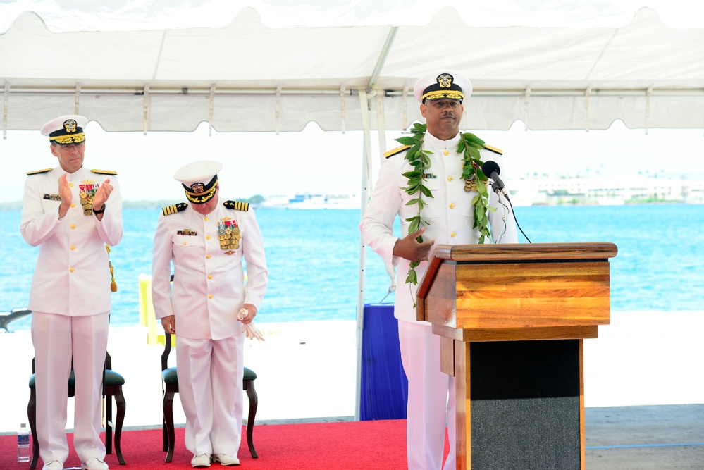 Change of command, Navy Region Hawaii and Naval Surface Group Middle Pacific