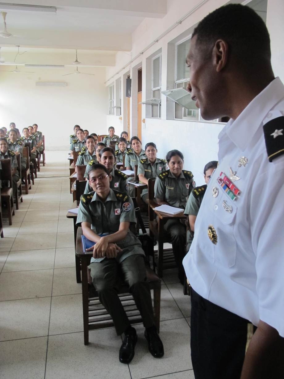 PRMC CG visits a Bangladesh Army nursing school