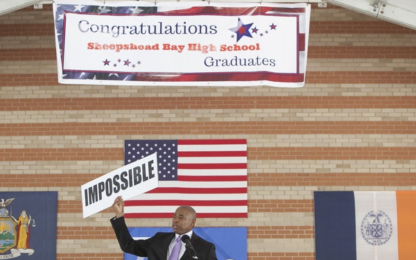 Marine orders Sheepshead Bay HS graduates to be successful