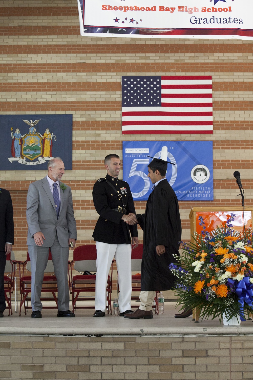 Marine orders Sheepshead Bay HS graduates to be successful