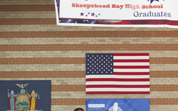 Marine orders Sheepshead Bay HS graduates to be successful