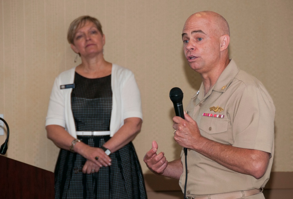 Navy-Marine Corps Relief Society 2015 Active Duty Fund Drive completion luncheon