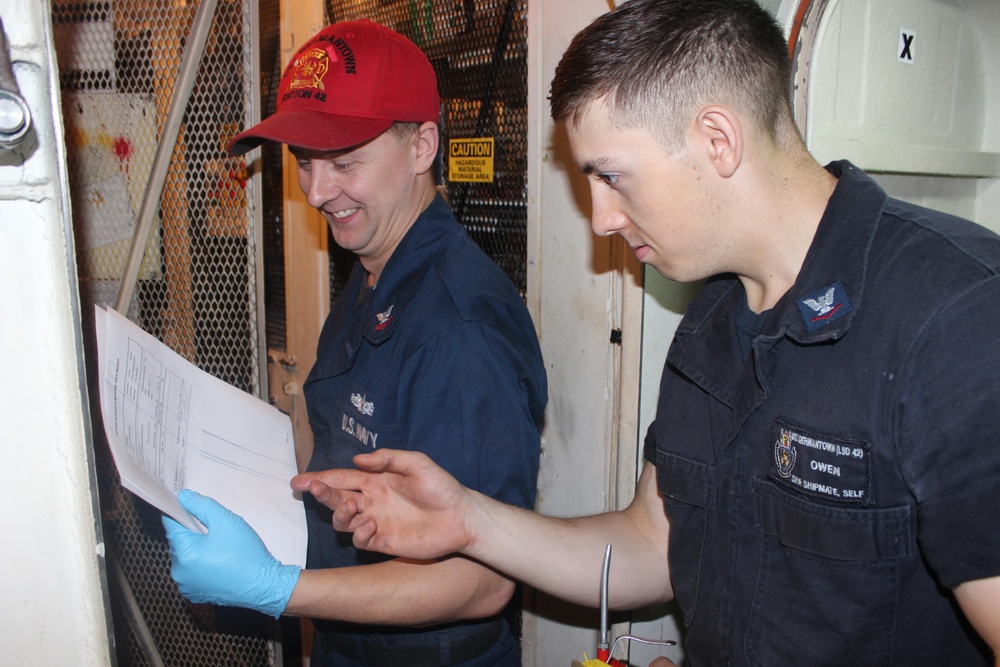 USS Germantown wins 2014 VADM Bulkeley Safety Award