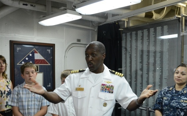 USS Iwo Jima tour in Valencia