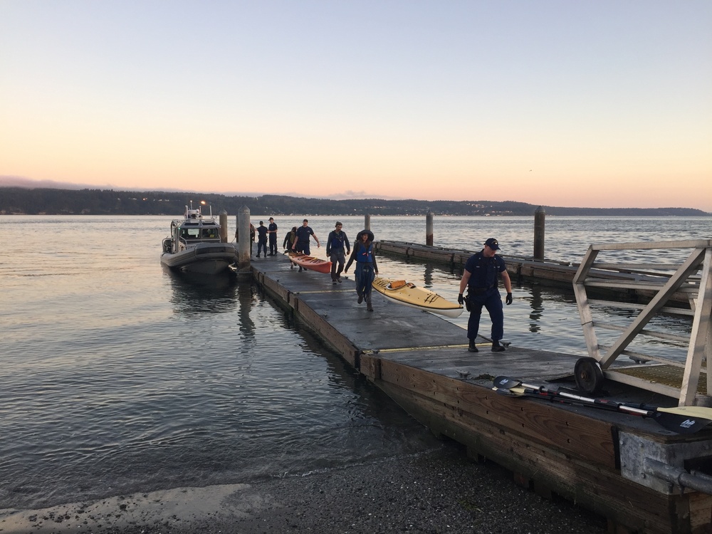 Coast Guard enforces safety zone around Noble Discoverer in Puget Sound