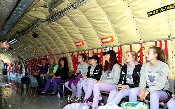 Lilac Princesses get glimpse at Fairchild’s refueling capabilities