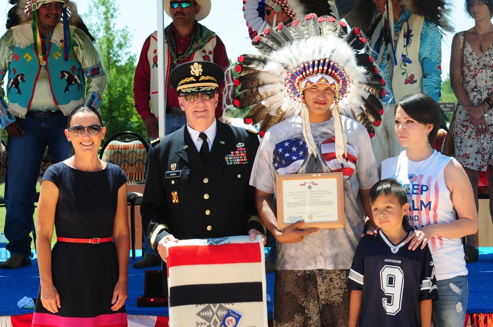 Member of Montana Crow Tribe receives Bronze Star