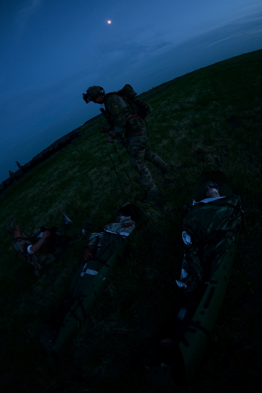 321st Air Commandos exercise exfiltration at Sculthorpe