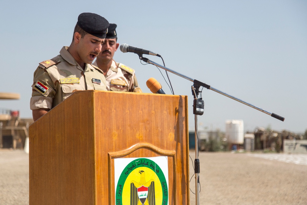 76th Iraqi Army Brigade Graduation, Operation Inherent Resolve