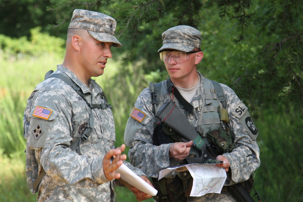 Cadets navigate their way through Cadet Summer Training 2015