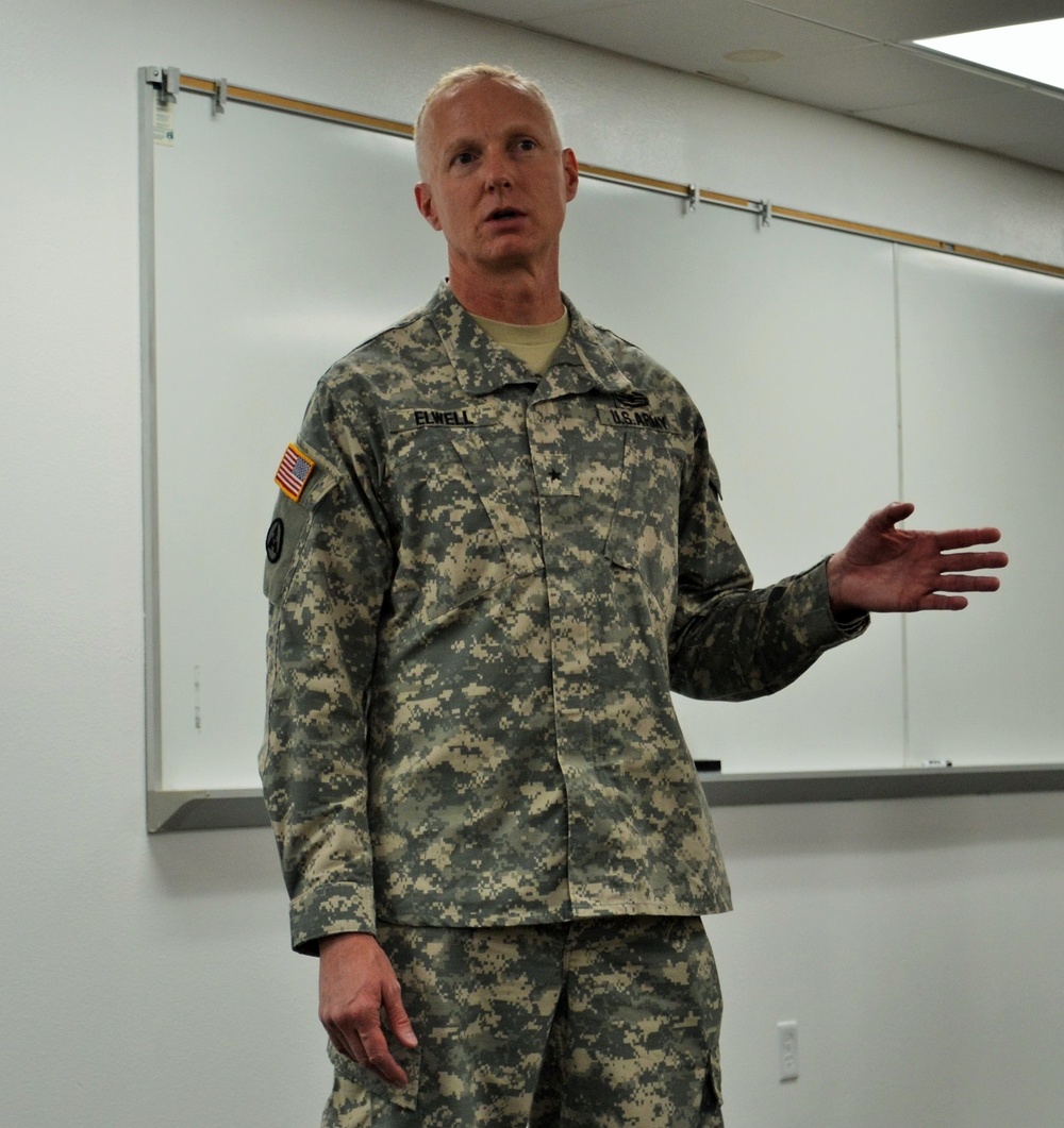 BG Elwell inspires 650th RSG Soldiers