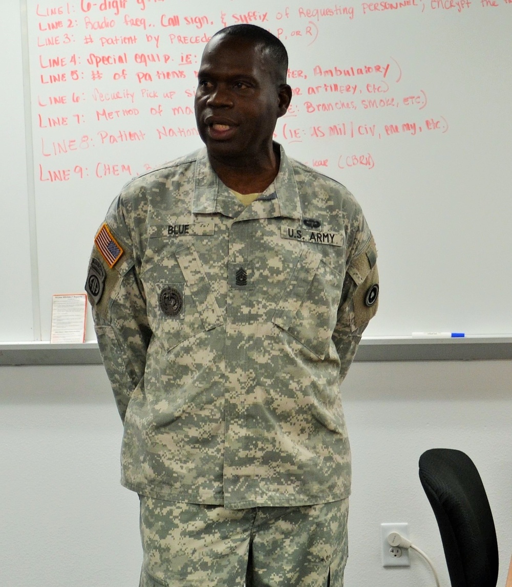 CSM Blue encourages 650th RSG Soldiers