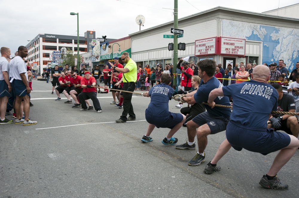 Downtown Anchorage hosts the annual Hero Games
