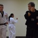 Grand Master Mun trains Soldier in Tae Kwon Do