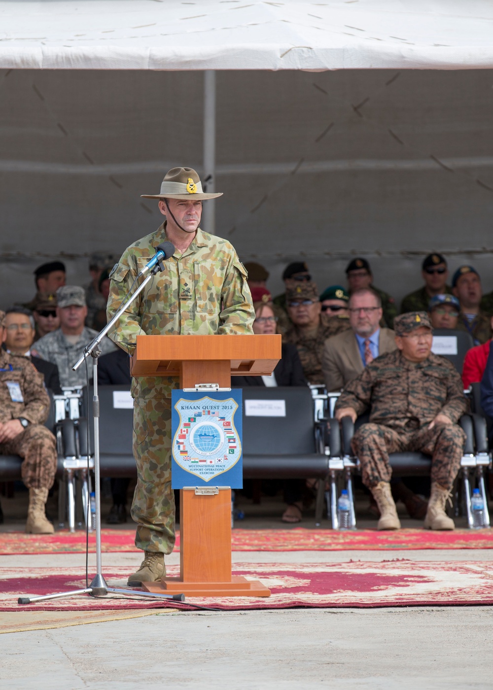 USARPAC deputy commanding general attends Khaan Quest’s closing ceremony  