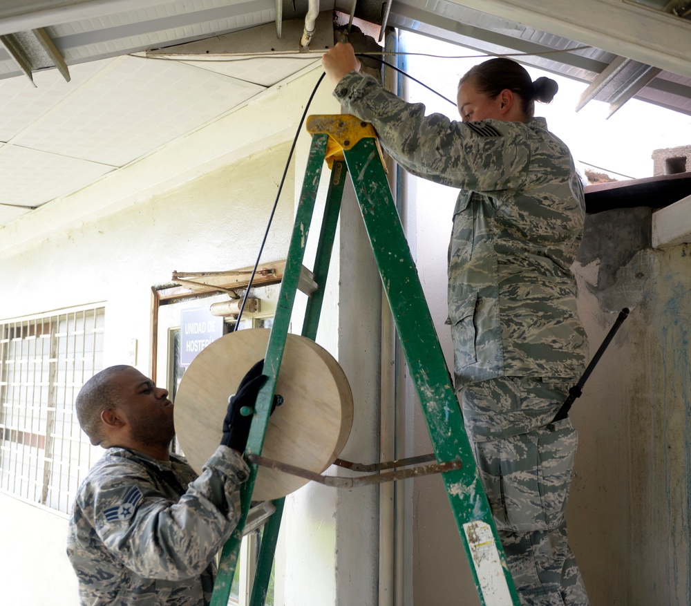 Combat Communications Airmen Provide Support to Trujillo Hospital