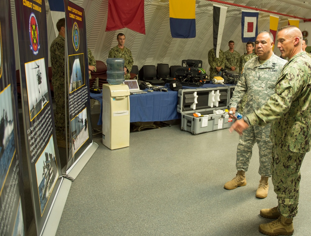 Lt. Gen. Crutchfield visits CTF 75