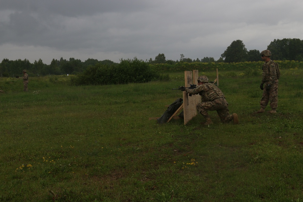 Estonia live-fire joint training exercise