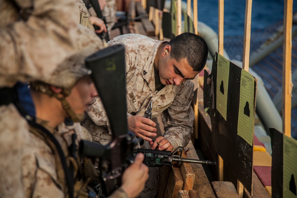 U.S. Marines find groupings during BZO