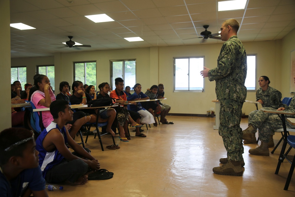 Service members visit College of Micronesia - FSM