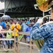 Pacific Fleet Band plays a concert in Arawa during Pacific Partnership