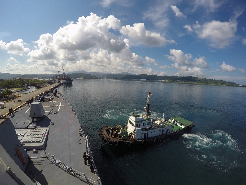 USS Lassen's port visit to Subic Bay