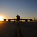 KC-135 at sunset