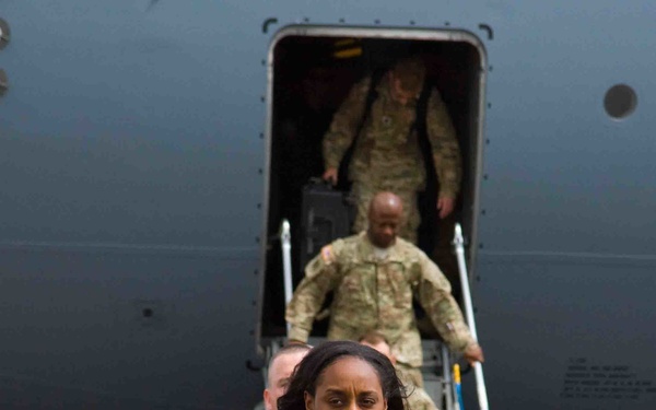 4th ID Mission Command Element arrives in Lithuania for Atlantic Resolve