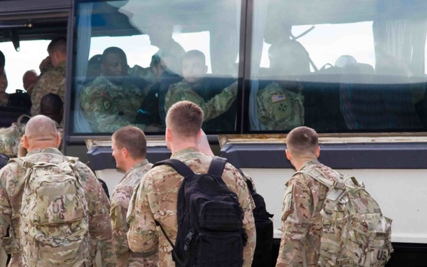 4th ID Mission Command Element arrives in Lithuania for Atlantic Resolve