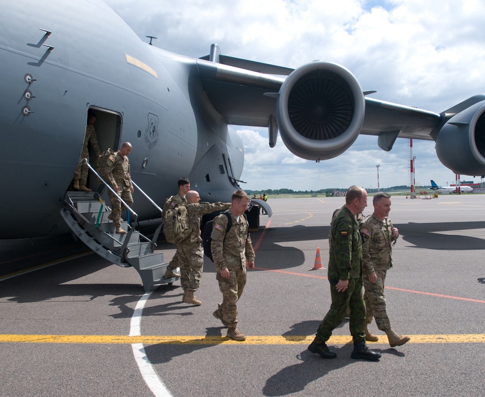 4th Infantry Division makes a move