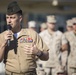 Col. Romin Dasmalchi speaks with Marines