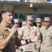 Col. Romin Dasmalchi speaks with Marines