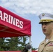 Recruiting Station Portsmouth changes command between Majors Gourgoumis and Boada