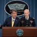 Secretary of defense and CJCS press brief