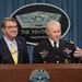 Secretary of defense and CJCS press brief