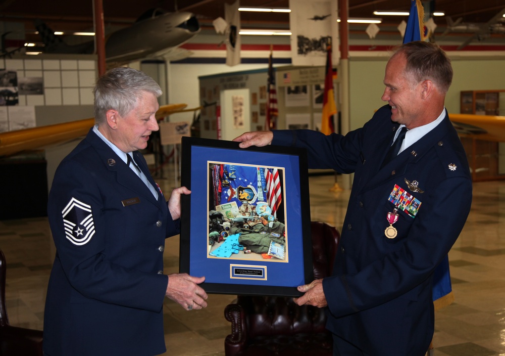 Lt. Col. Paddock's retirement ceremony