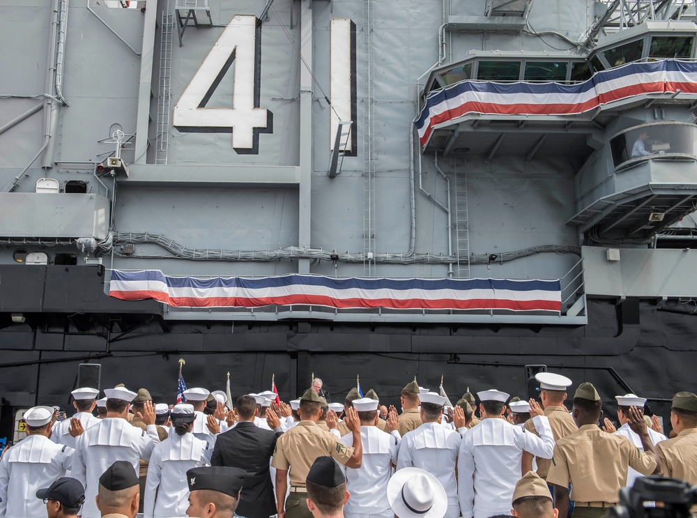 Naturalization ceremony held aboard USS Midway