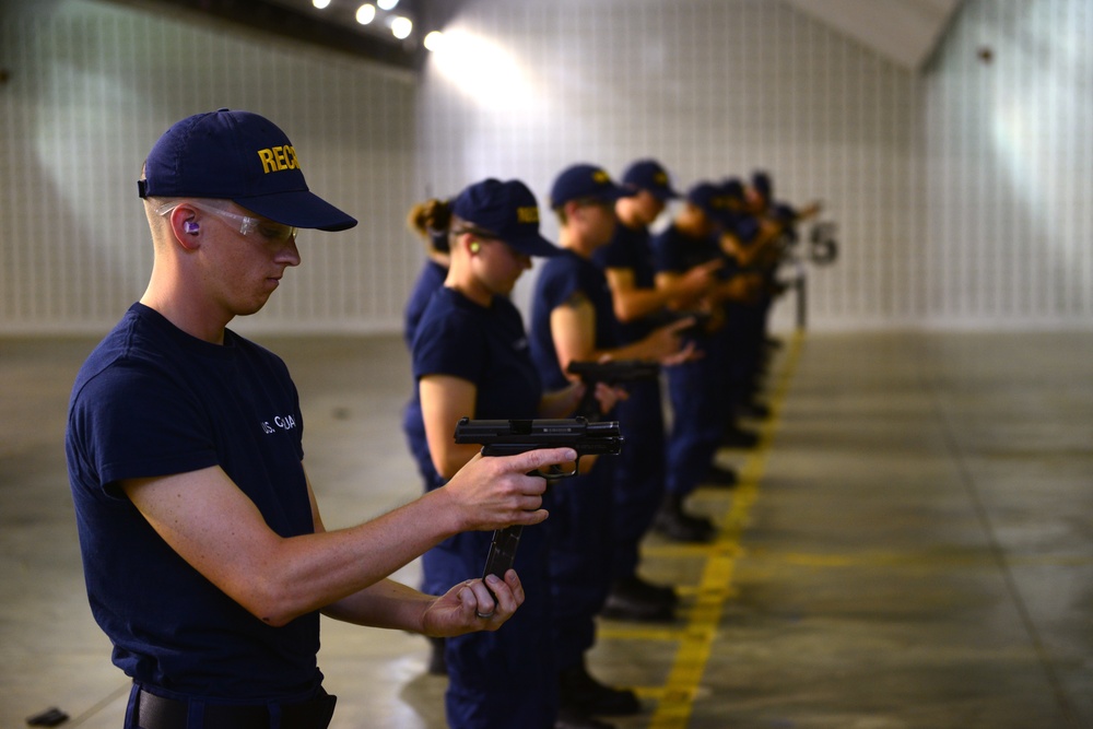 USCG recruits get live-fire training