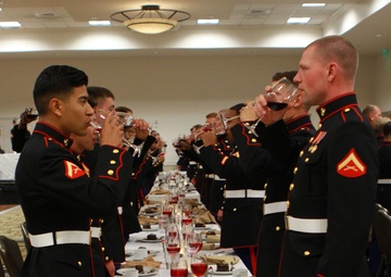 Mess night honors commanding officer