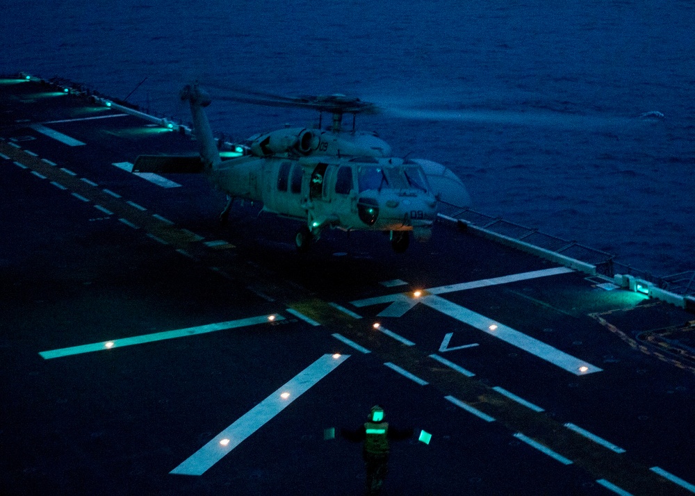 USS Bonhomme Richard’s night flight ops