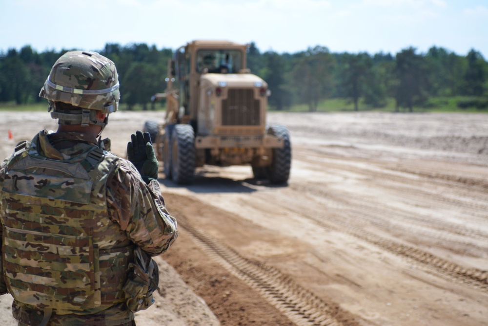 15th Engineer Battalion dig site operations in preparation for OAR