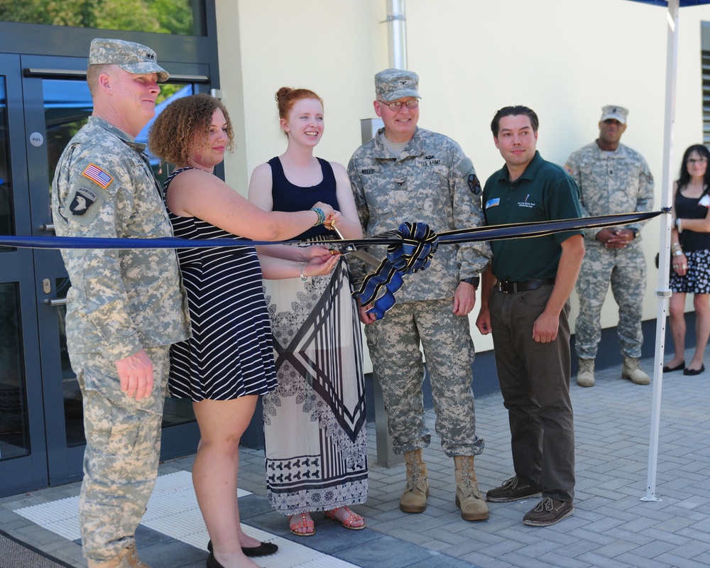 21st TSC CG cuts ribbon to newly built youth center