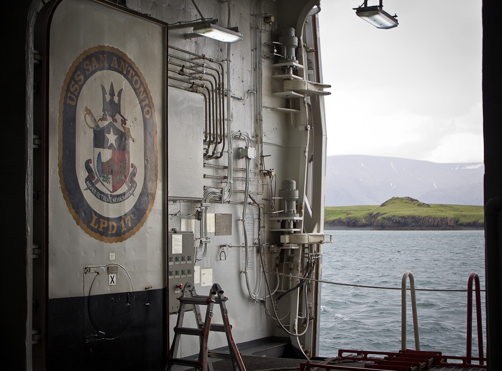 USS San Antonio in Reykjavik