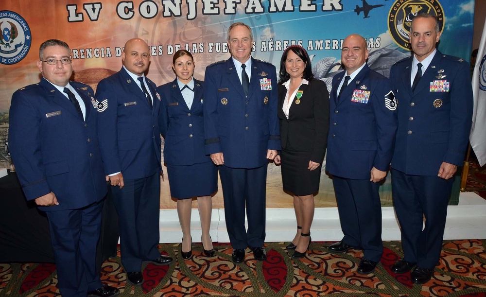 Western hemisphere air chiefs work together at annual CONJEFAMER