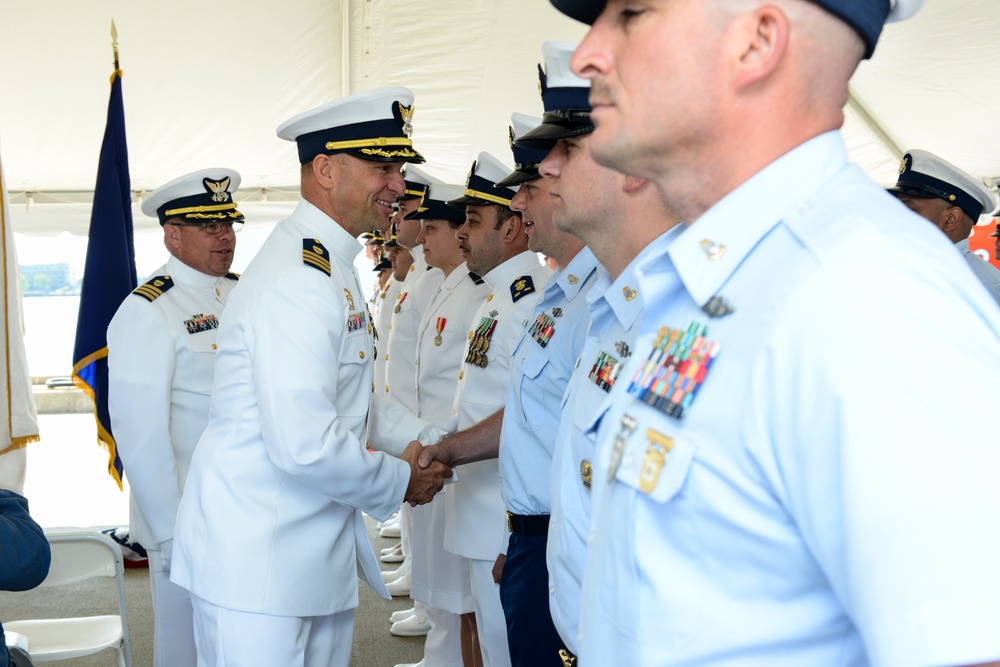 Coast Guard Cutter Spencer receives new captain