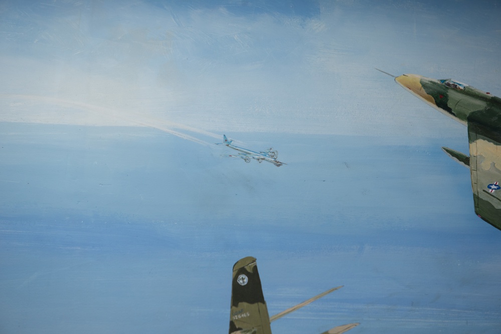 102nd Intelligence Wing mural depicts fighter wing legacy