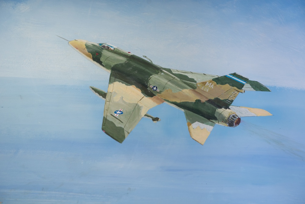 102nd Intelligence Wing mural depicts fighter wing legacy